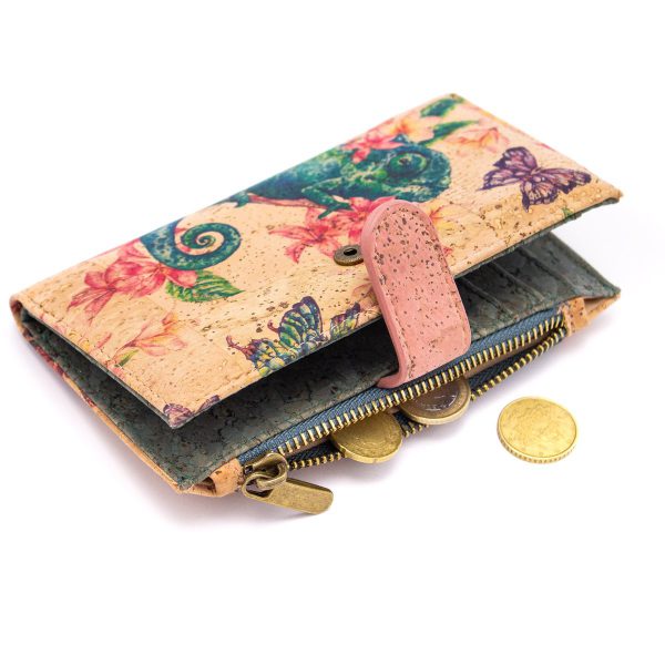 Barvita denarnica iz plute